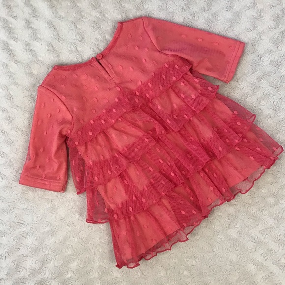 Baby Girl Tops Bundle Frilly Ruffles Lace 12 Month - Picture 4 of 9